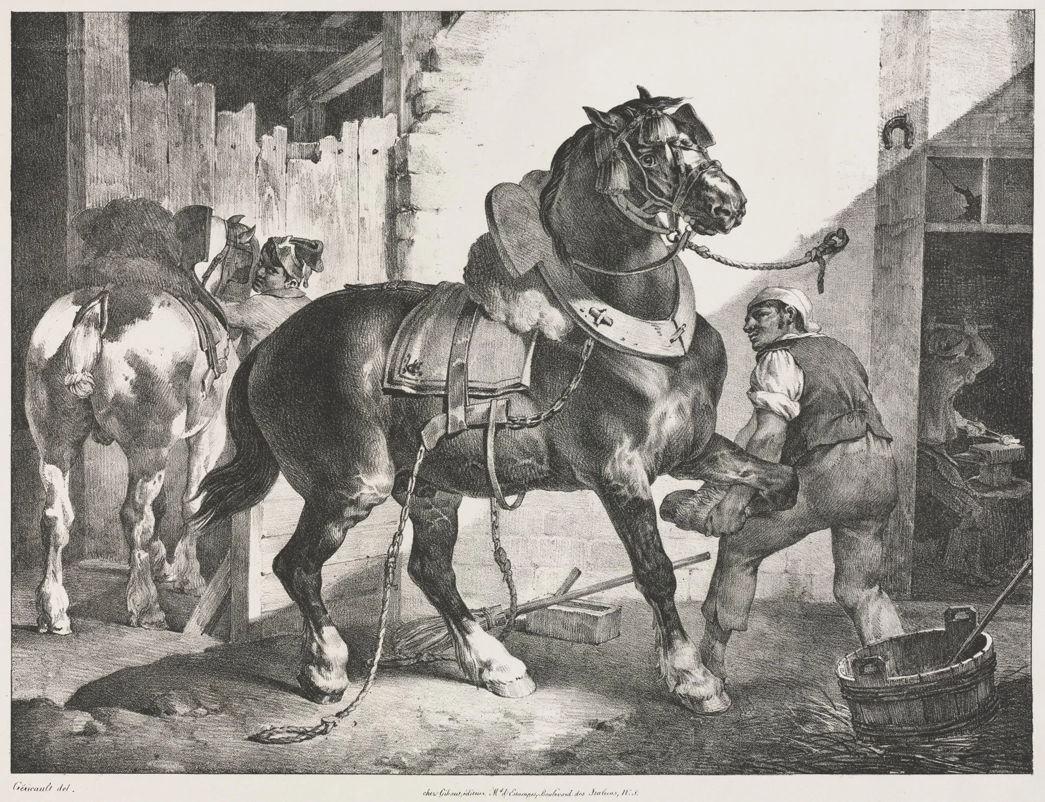 The French Blacksmith, detail