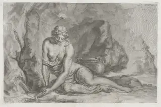 Venus, by Johann Jakob Thourneysen, ink, 1678