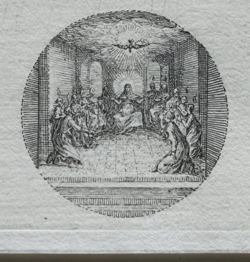 The Mysteries of the Passion: The Descent of the Holy Spirit, detail
