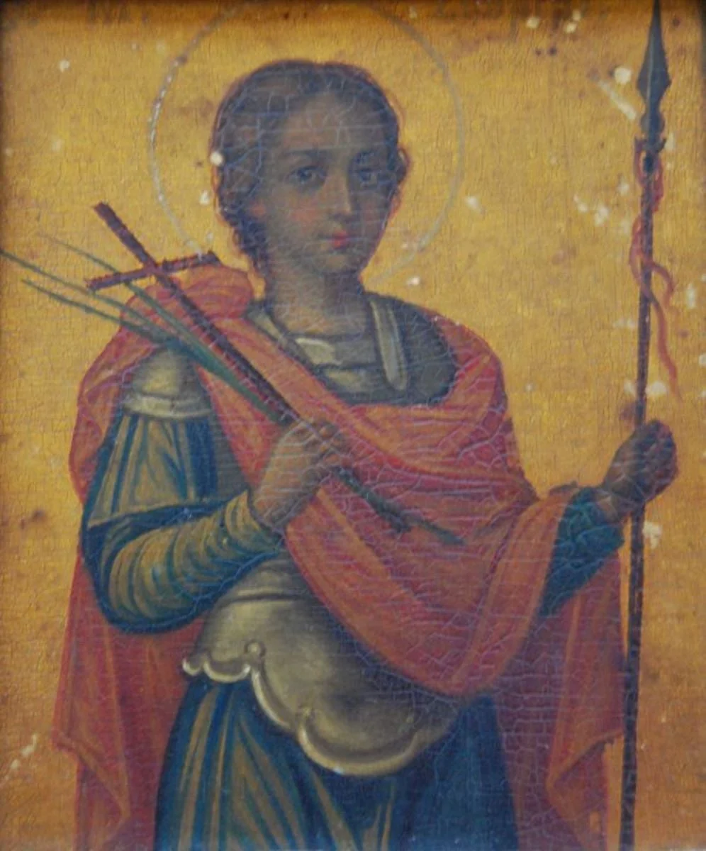Sfântul Gheorghe, detail