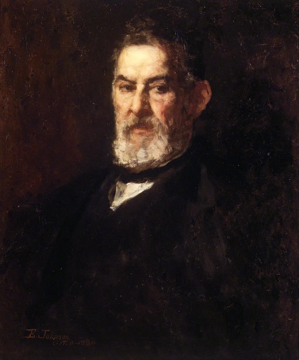 Captain Folger of Nantucket, by Eastman Johnson, oil, 1890