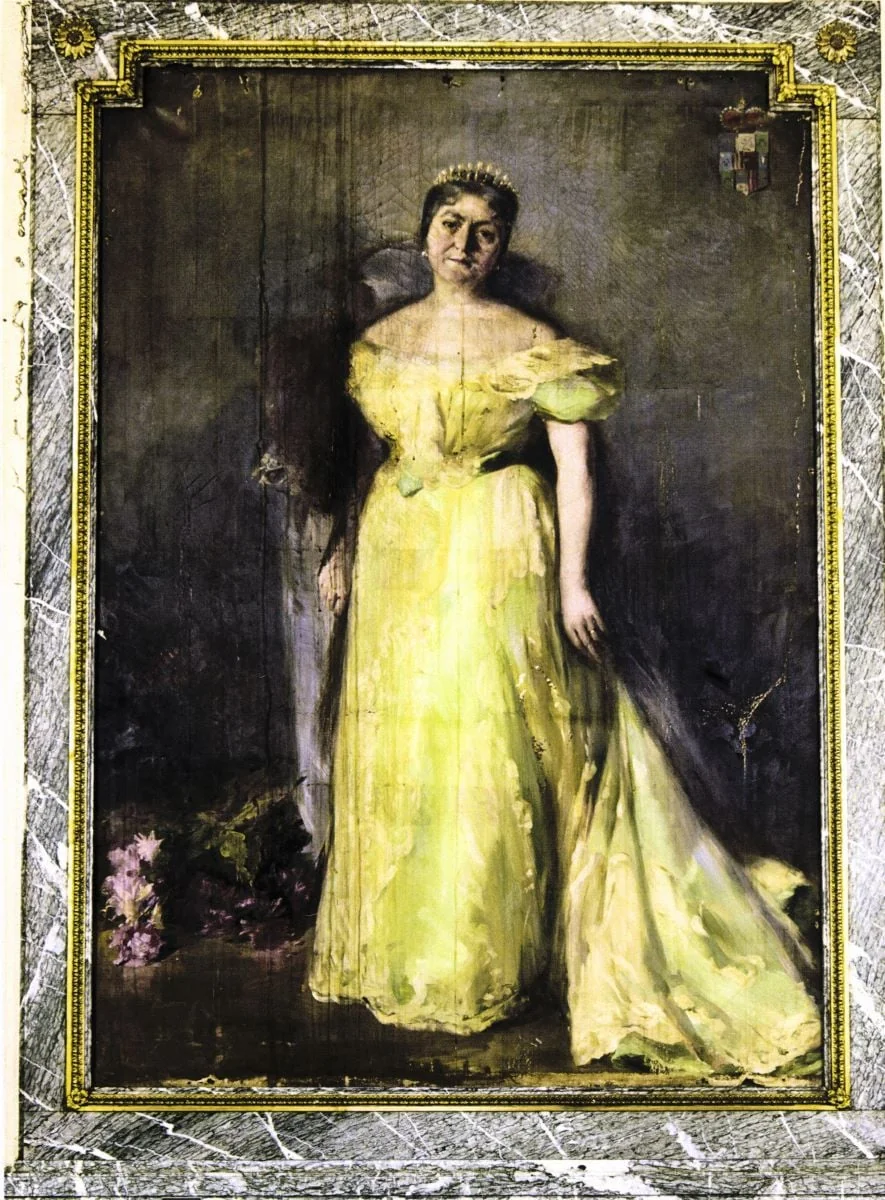 Potretul Prințesei Ecaterina Cantacuzino (născută Băleanu), detail