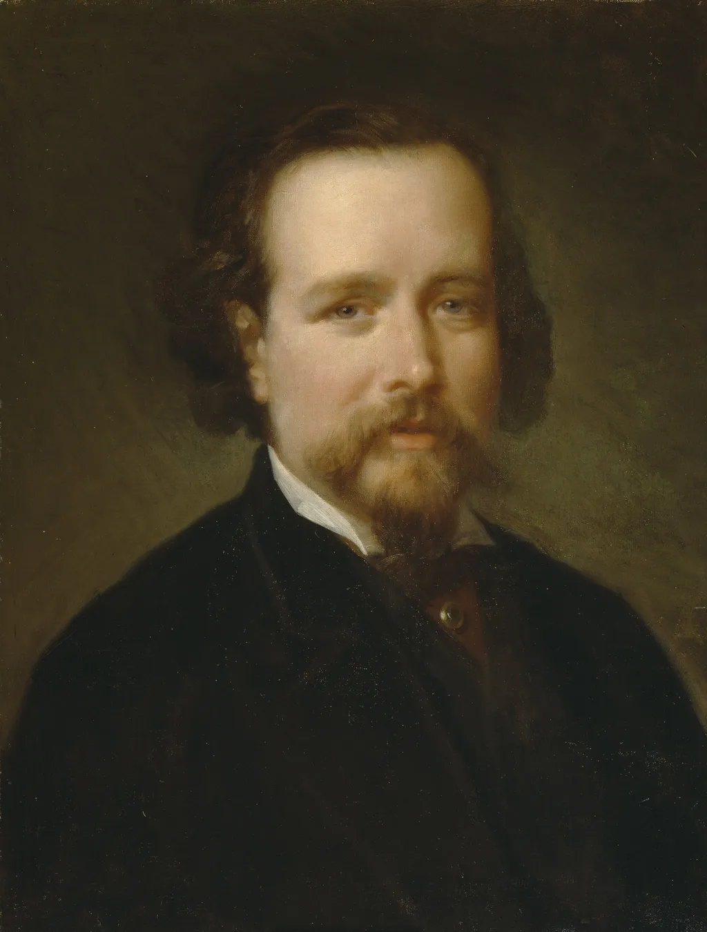 El pintor Vicente Palmaroli, by Luis de Madrazo, oil, 1866