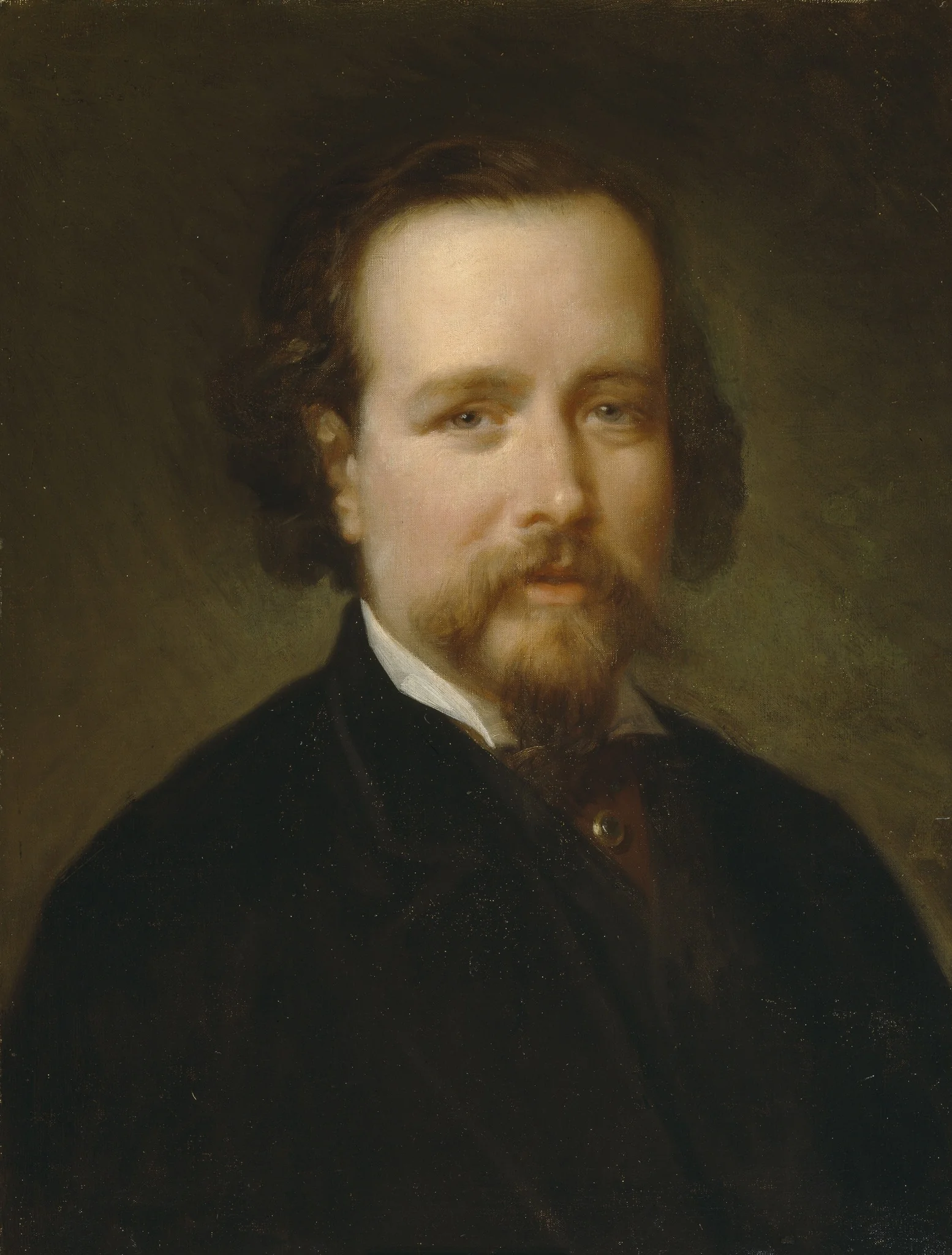 El pintor Vicente Palmaroli, detail