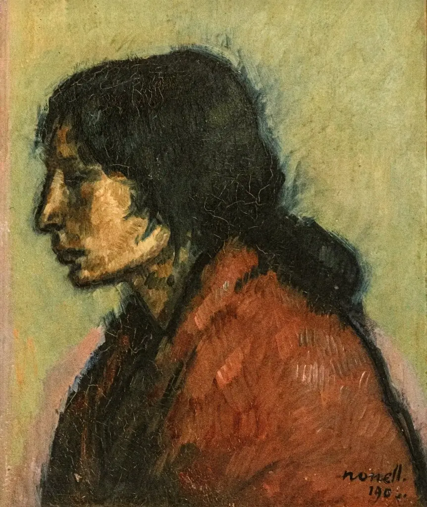 Consuelo, by Isidre Nonell, oil, 1904