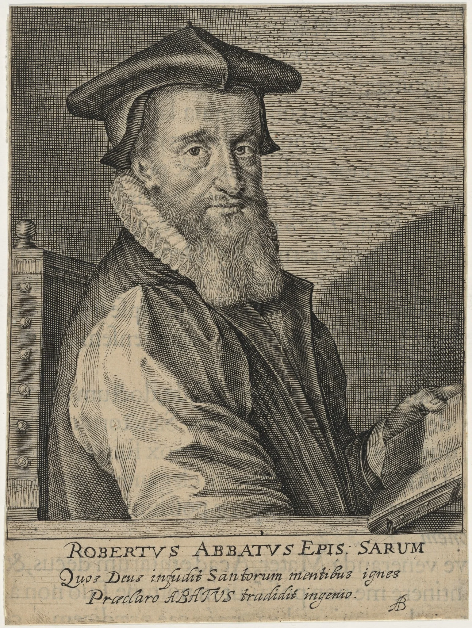 Robert Abbot, Bishop of Salisbury, detail