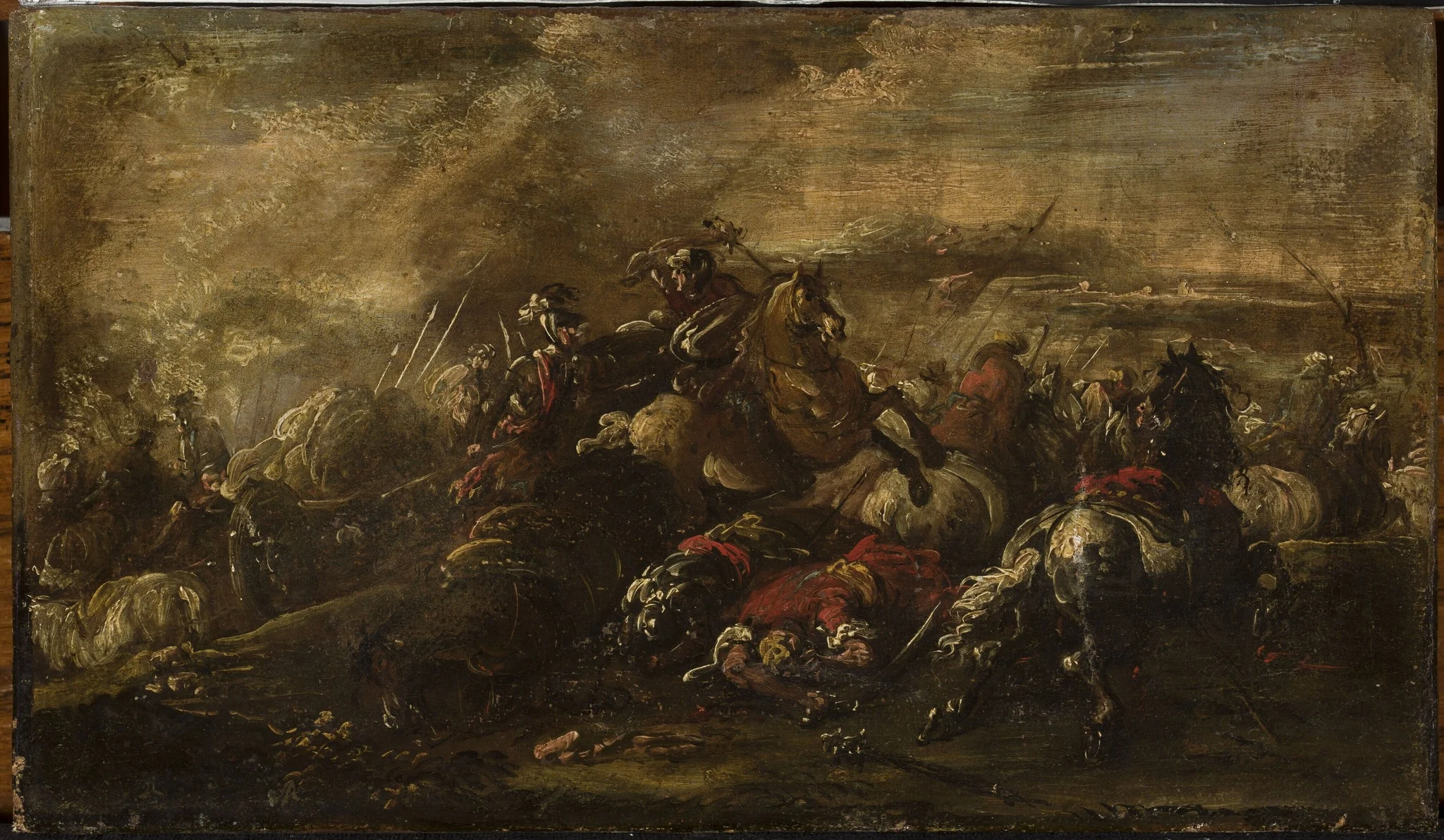 A battle scene, detail