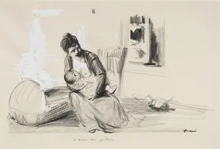 L'heure des gothas, by Jean-Louis Forain, watercolor, 1916