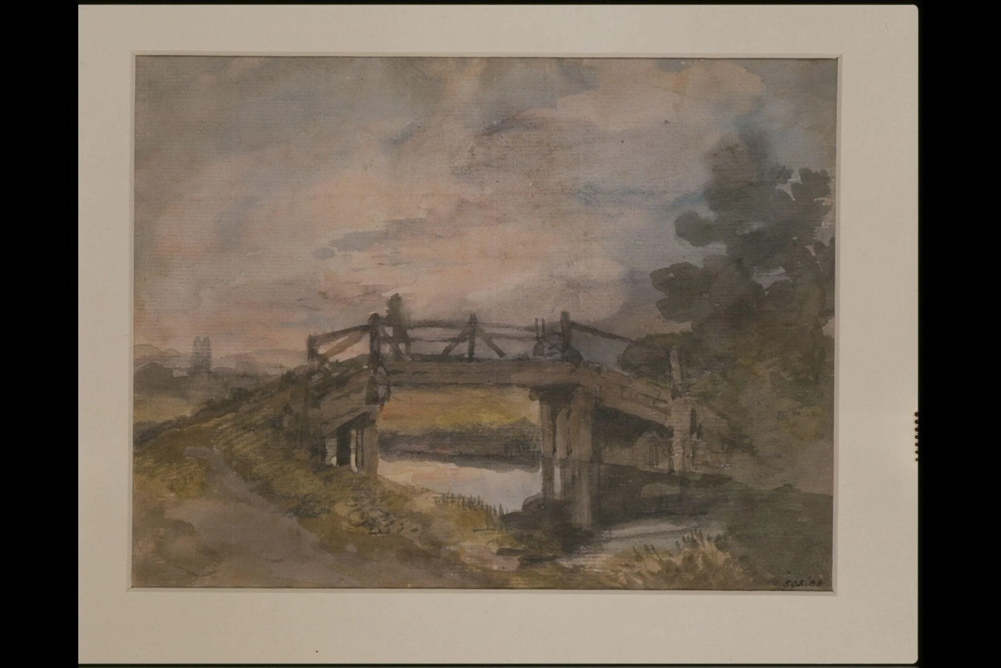 A bridge over the Stour, detail