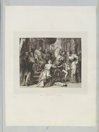 Judgment of Solomon, by W. Morrison, 1826