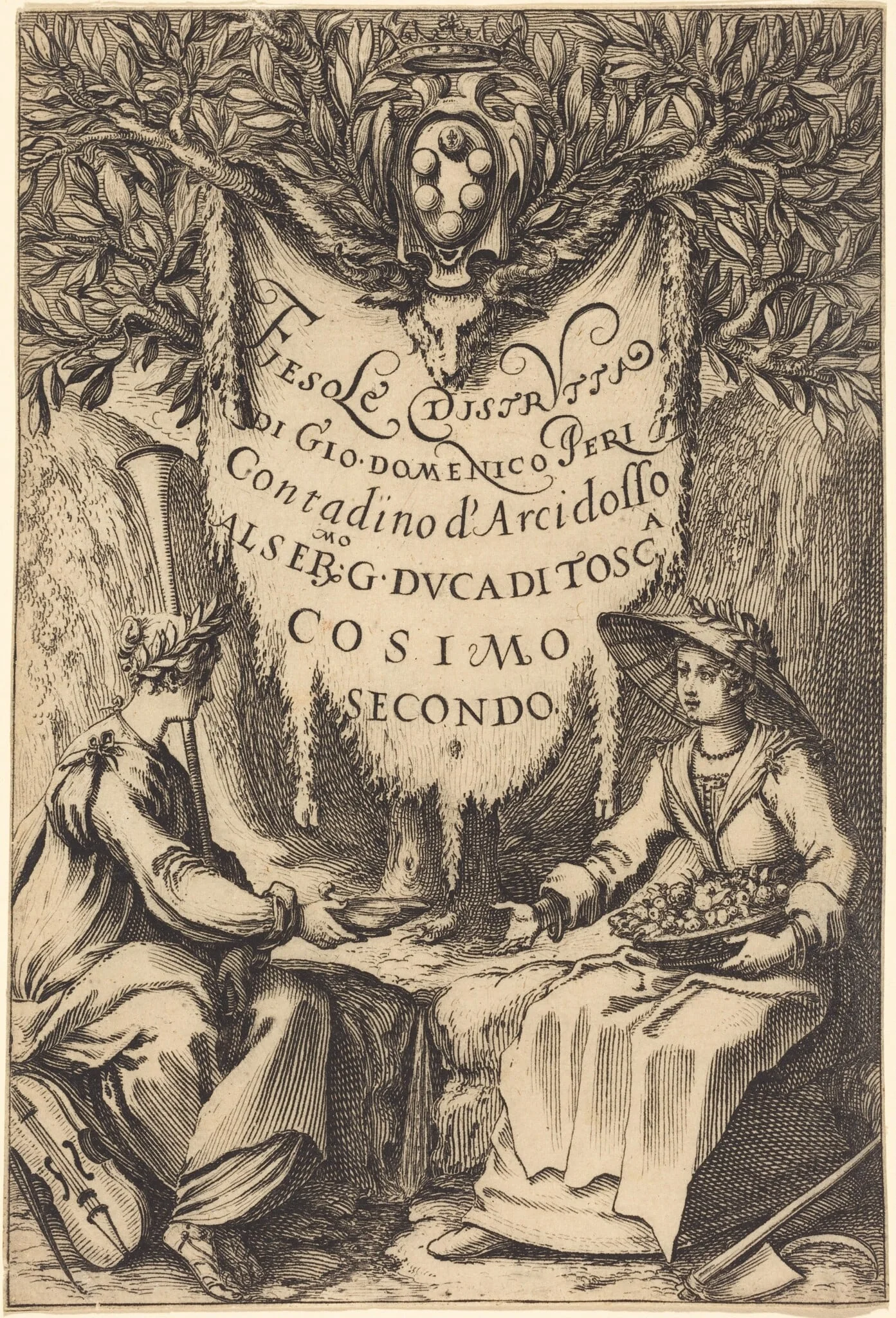 La belle jardinière, detail