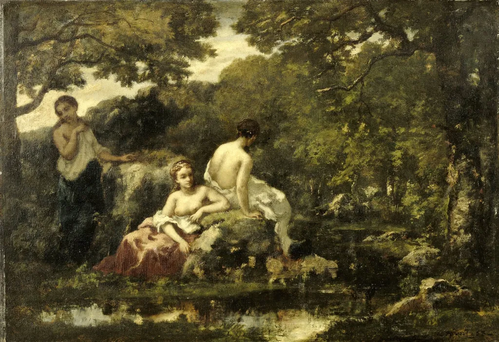 Idyll, by Narcisse Virgilio Díaz, unspecified, 1853