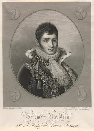 Jerome Napoleon, King of Westphalia, French Prince, by Christian-Friedrich Muller, 1809