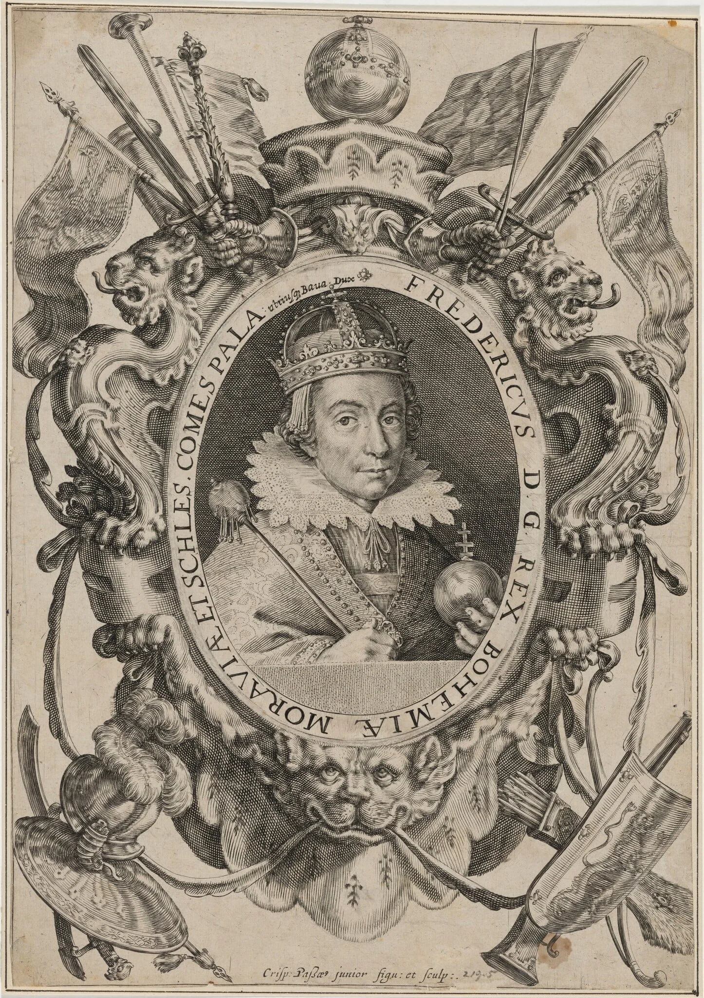Frederick V, Elector Palatine, King of Bohemia, detail
