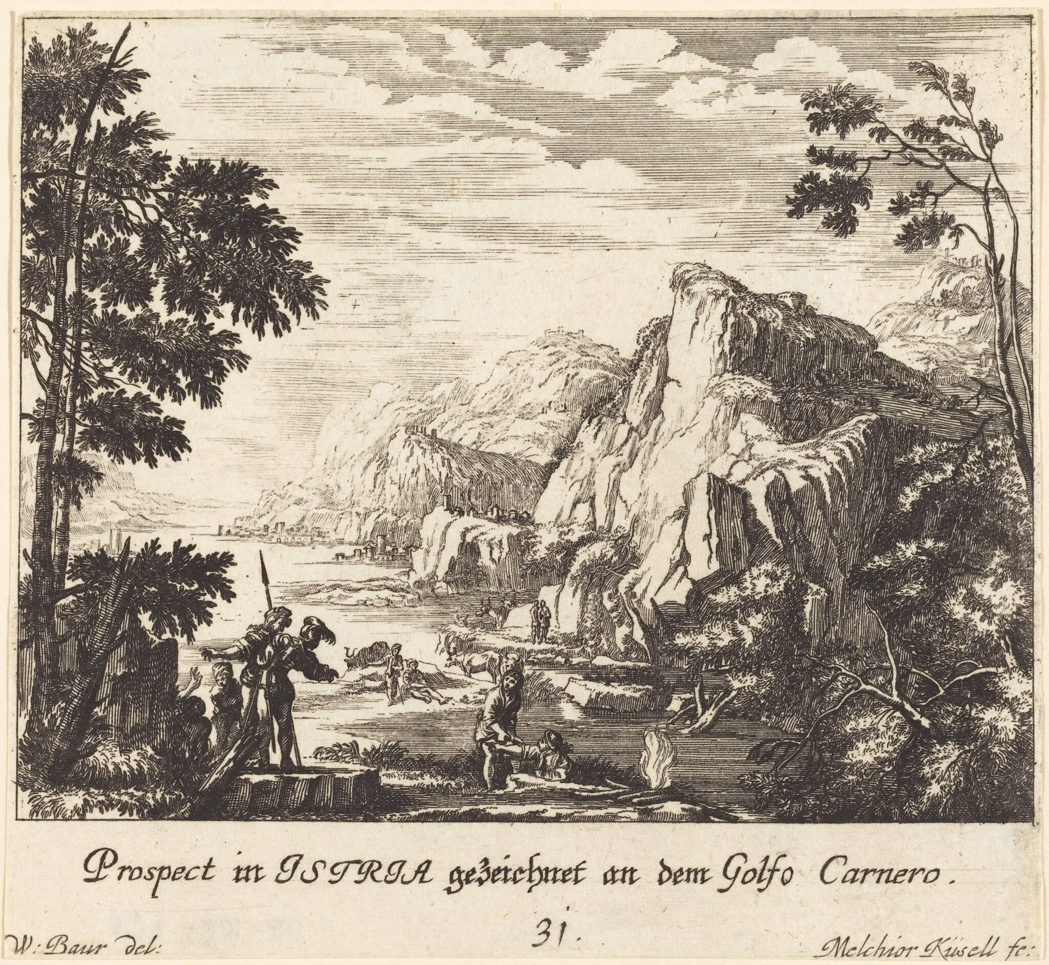 Istria, Carnero Gulf, detail