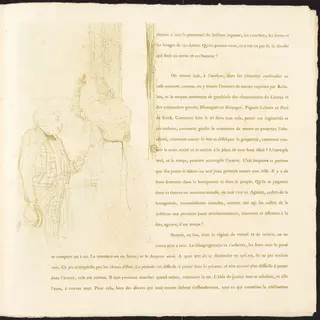 Yvette Guilbert, by Henri de Toulouse-Lautrec, ink, 1894