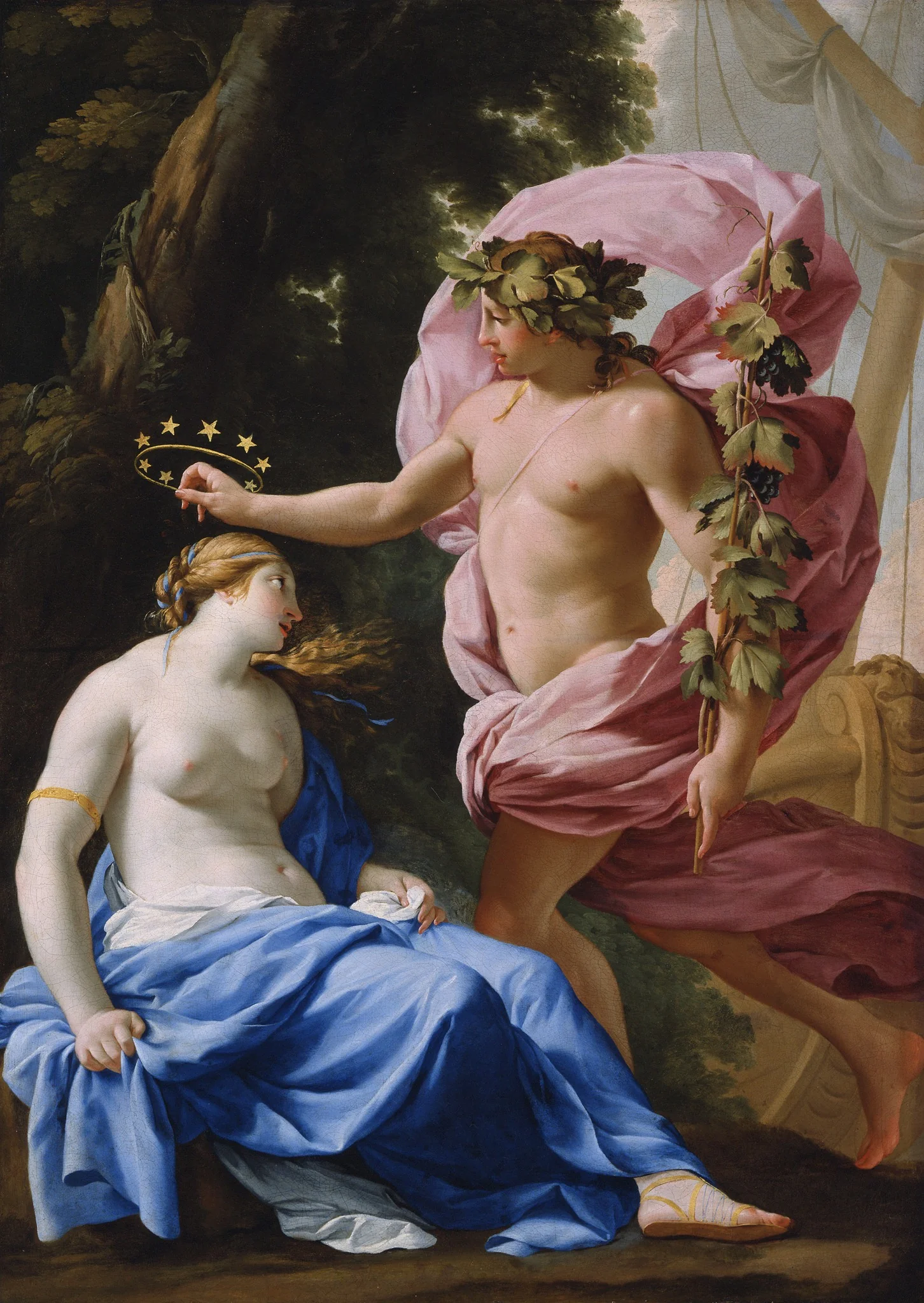 Bacchus and Ariadne, detail