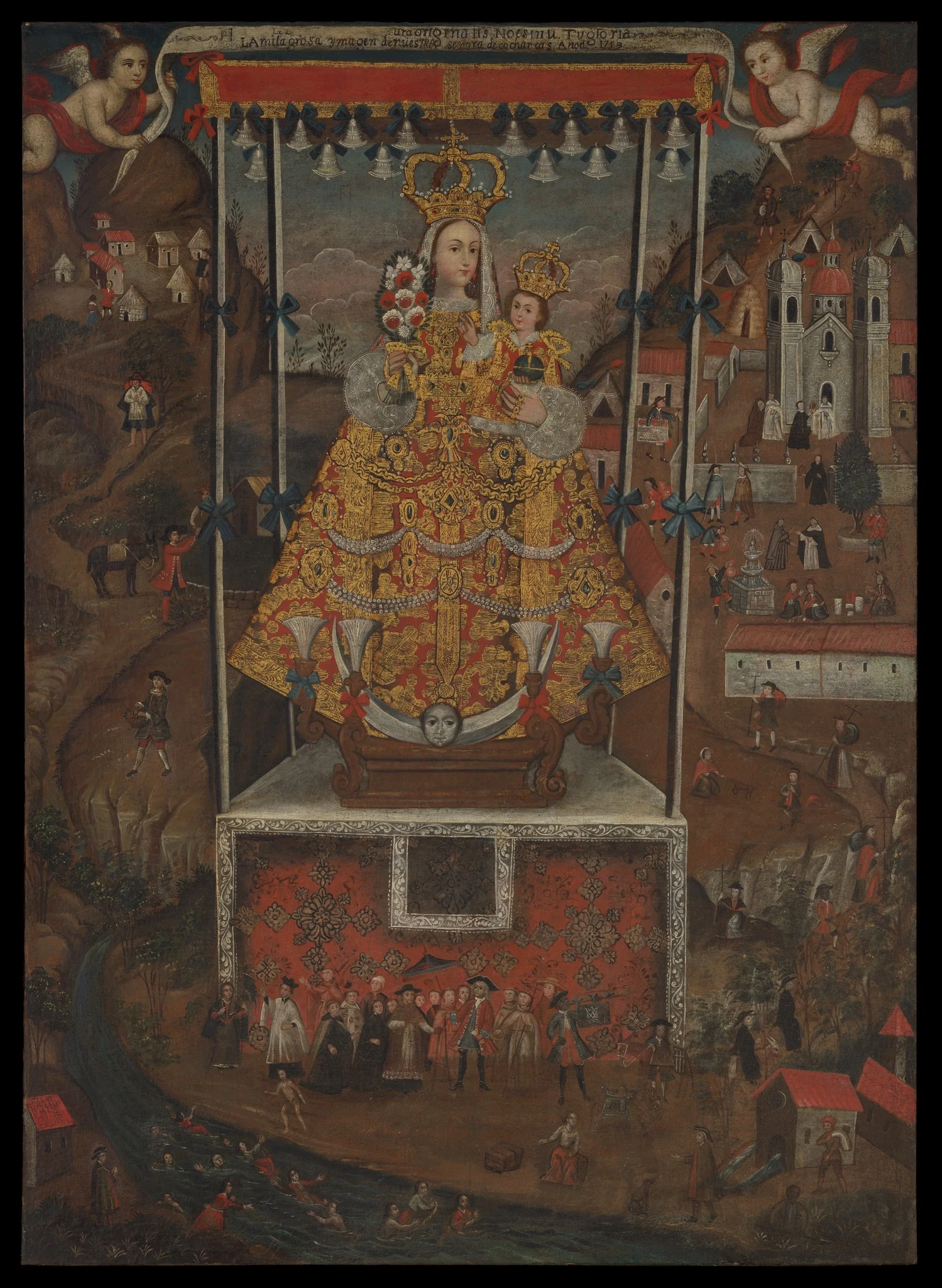 Our Lady of Cocharcas, detail