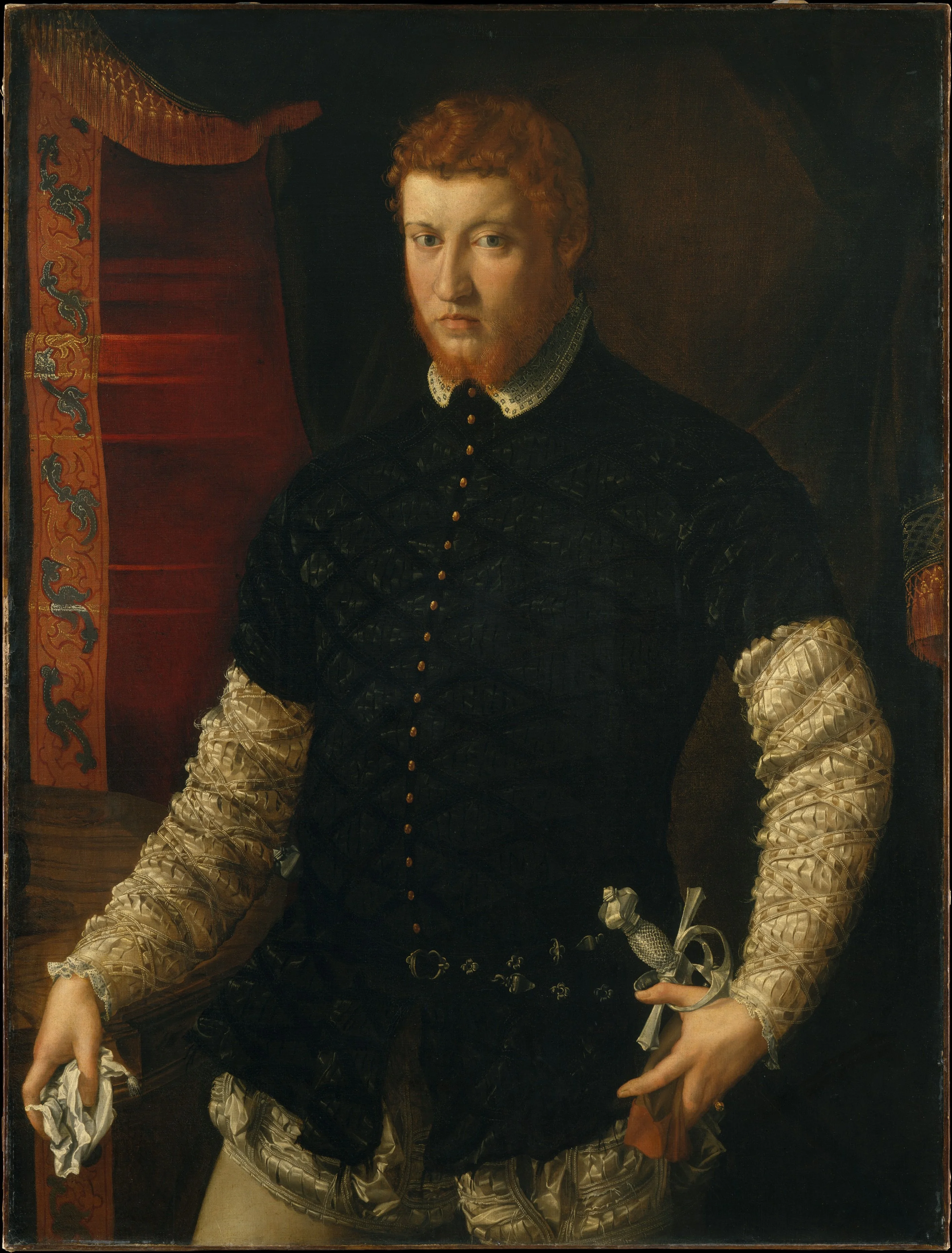 Portrait of a Man, detail
