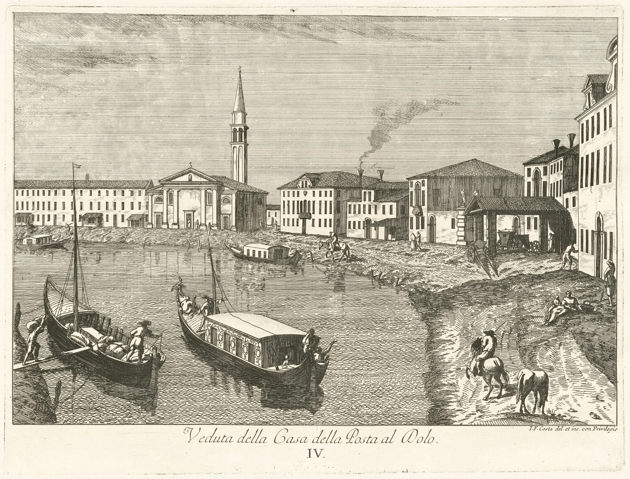 La Casa della Posta a Dolo, detail