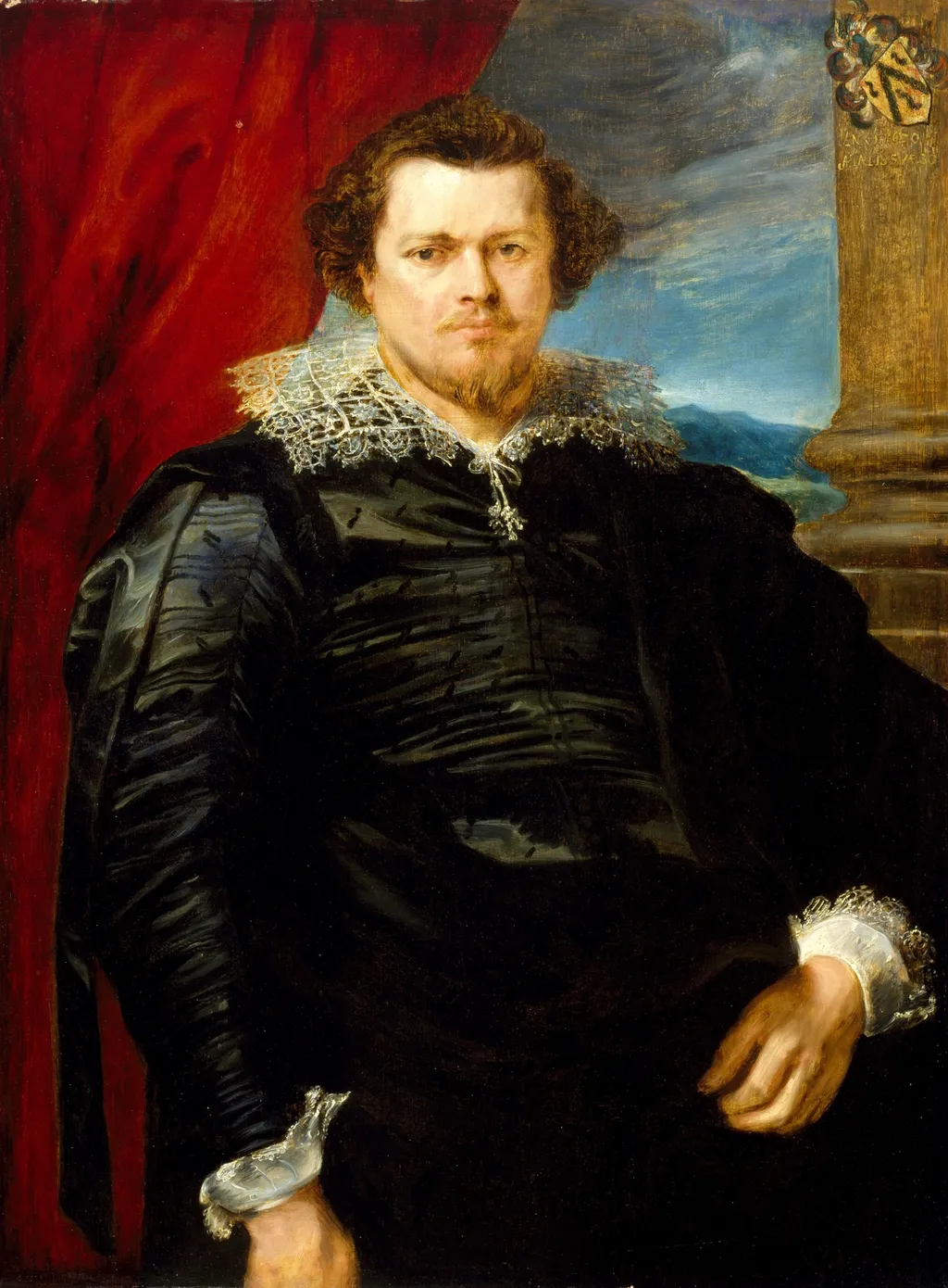 Portrait of Jaspar de Charles van Nieuwenhoven, by Anthony van Dyck, oil, 1620