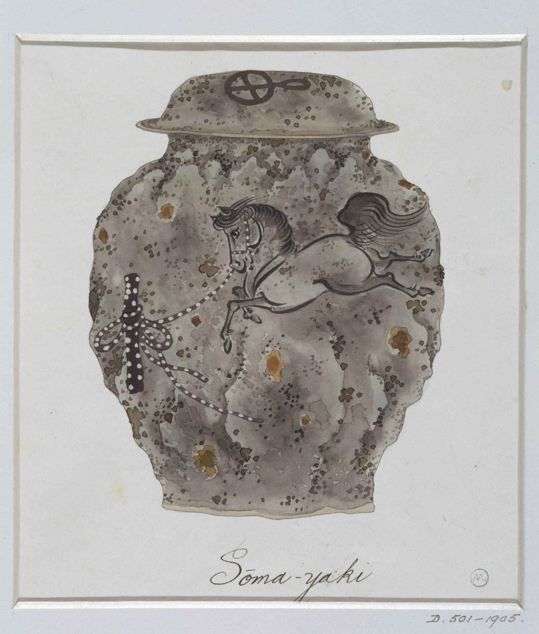 Sōma-yaki, detail
