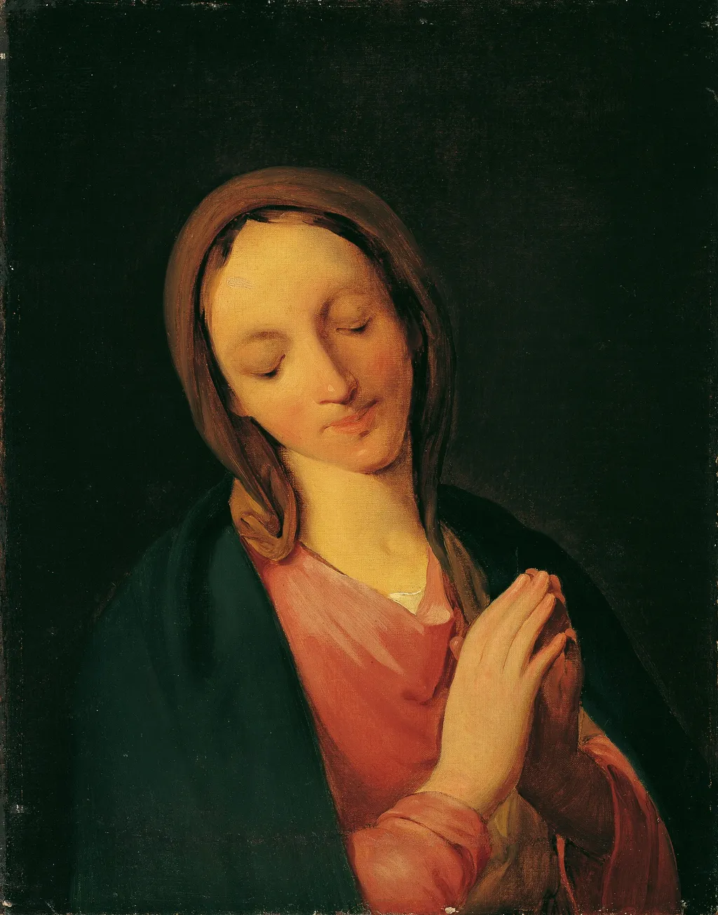 Madonna, by August von Pettenkofen, oil, 1840