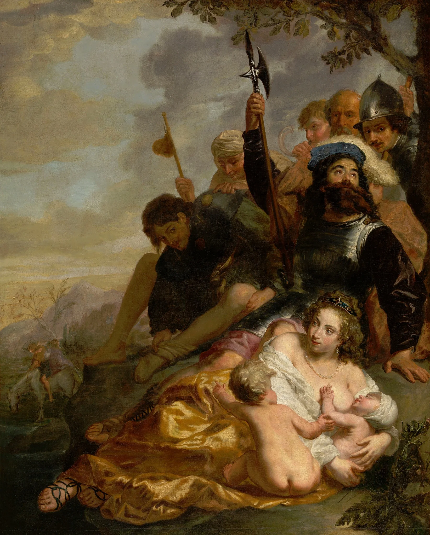 At the Watering Hole, detail