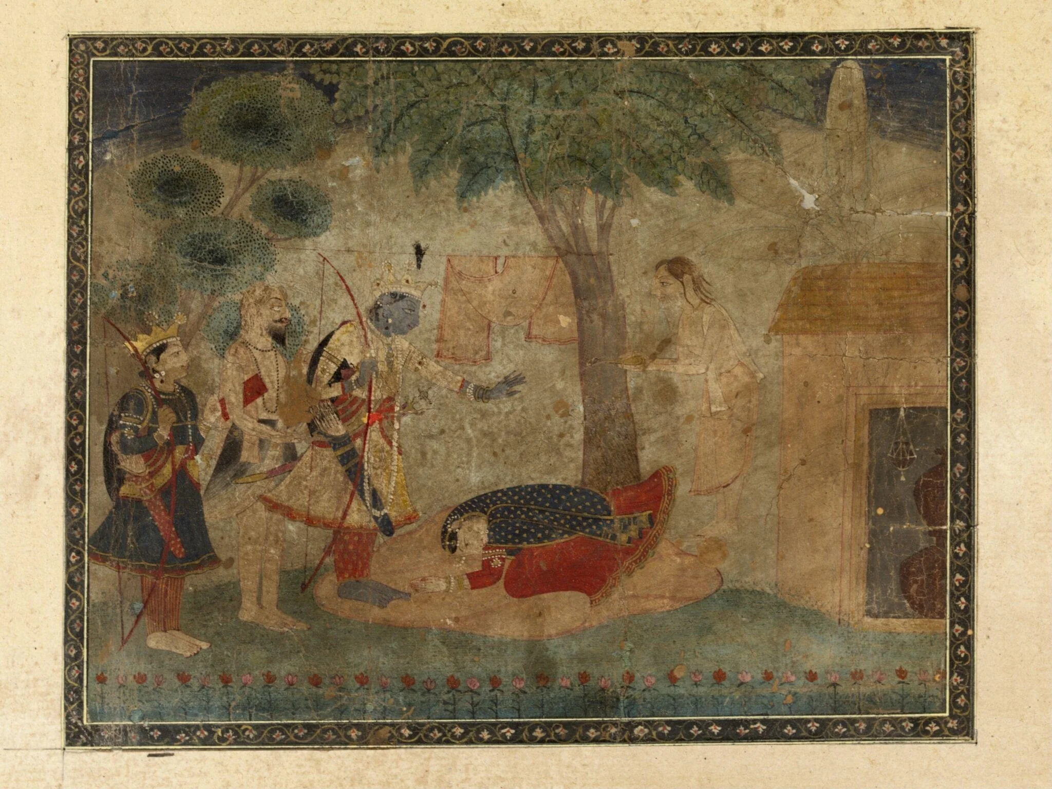 Sita and Rama, detail
