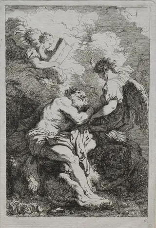Saint Jerome, by Jean Honoré Fragonard, 1761