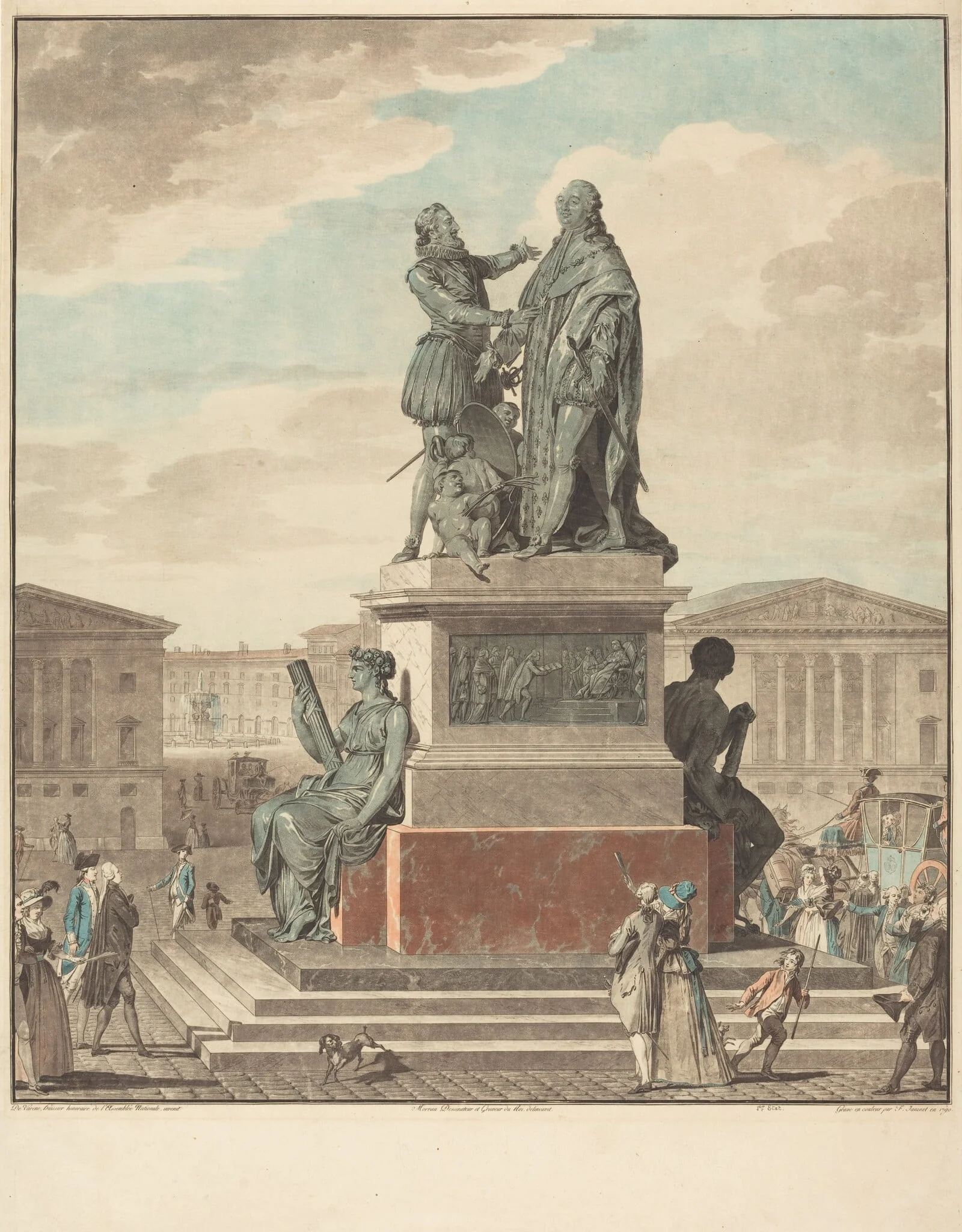 Projet d'un monument a ériger pour le roi, detail