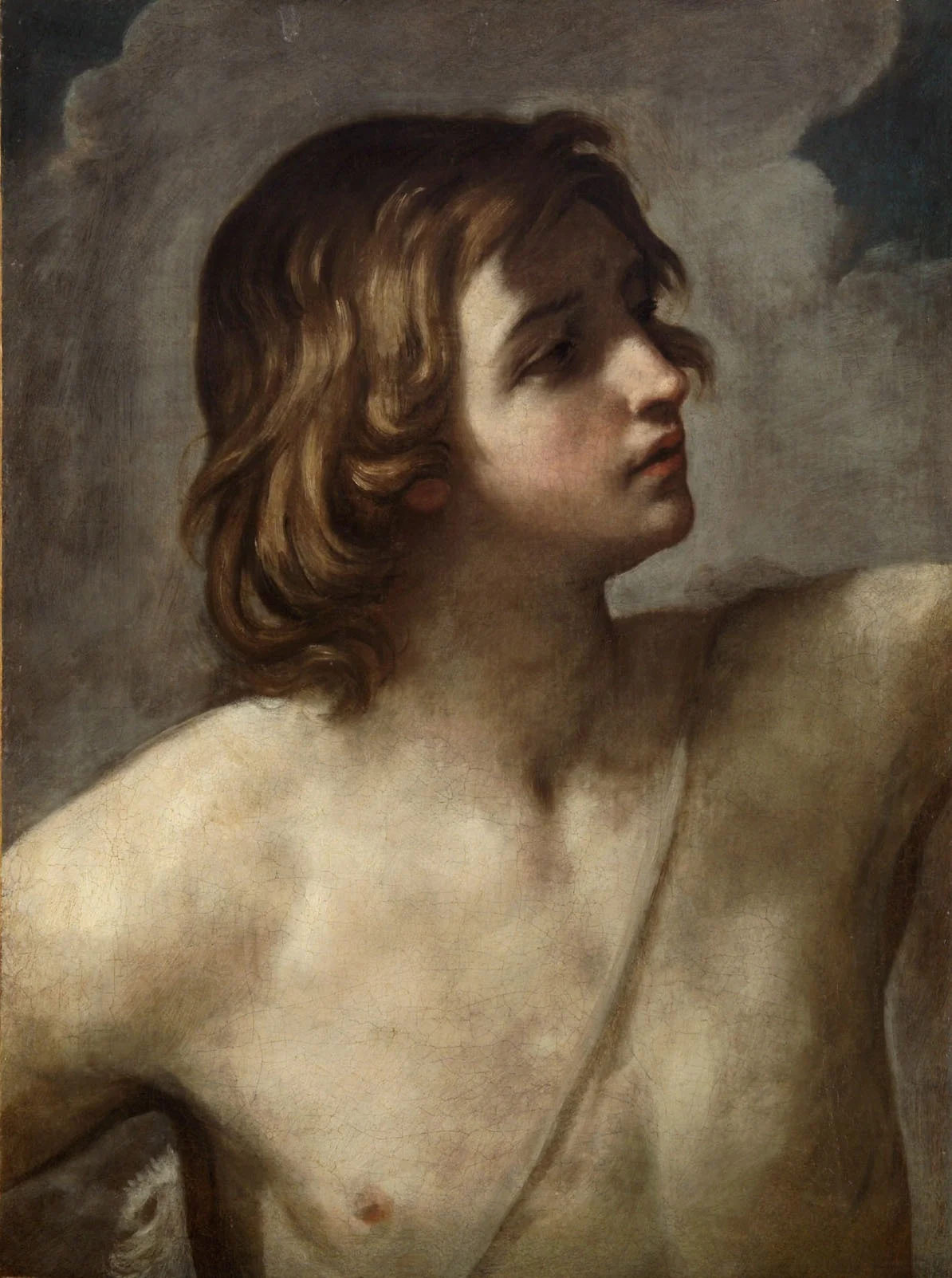 The Young David, detail