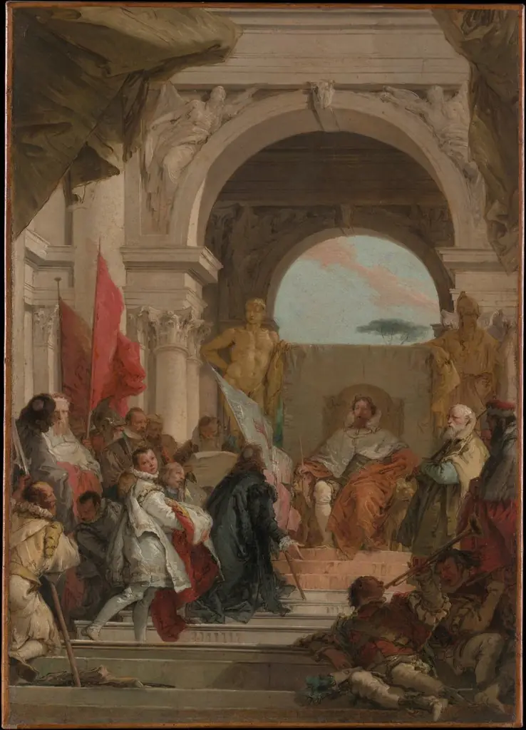 The Investiture of Bishop Harold as Duke of Franconia, by Giovanni Battista Tiepolo, oil, 1751