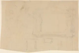 Designs for Monuments, by John Flaxman, graphite, 1790