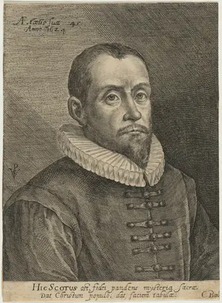 Thomas Scott, by Crispijn van de Passe I, ink, 1624