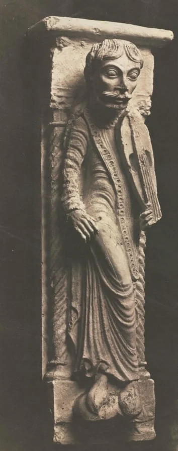 Plaster Cast of Sculpture from the Royal Portal of Chartres, detail