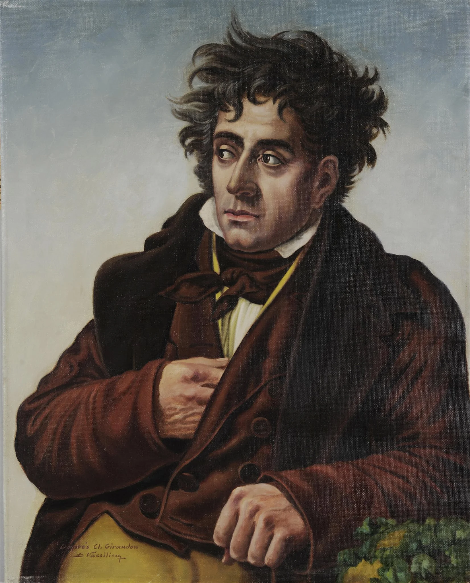 Προσωπογραφία του Chateaubriand, detail