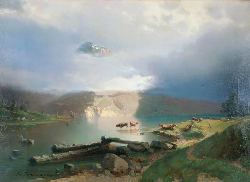 Lake of the Engstlen Alp, detail