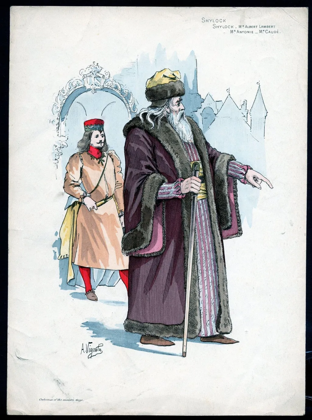 H Beard Print Collection, by A. Vignola, 1850