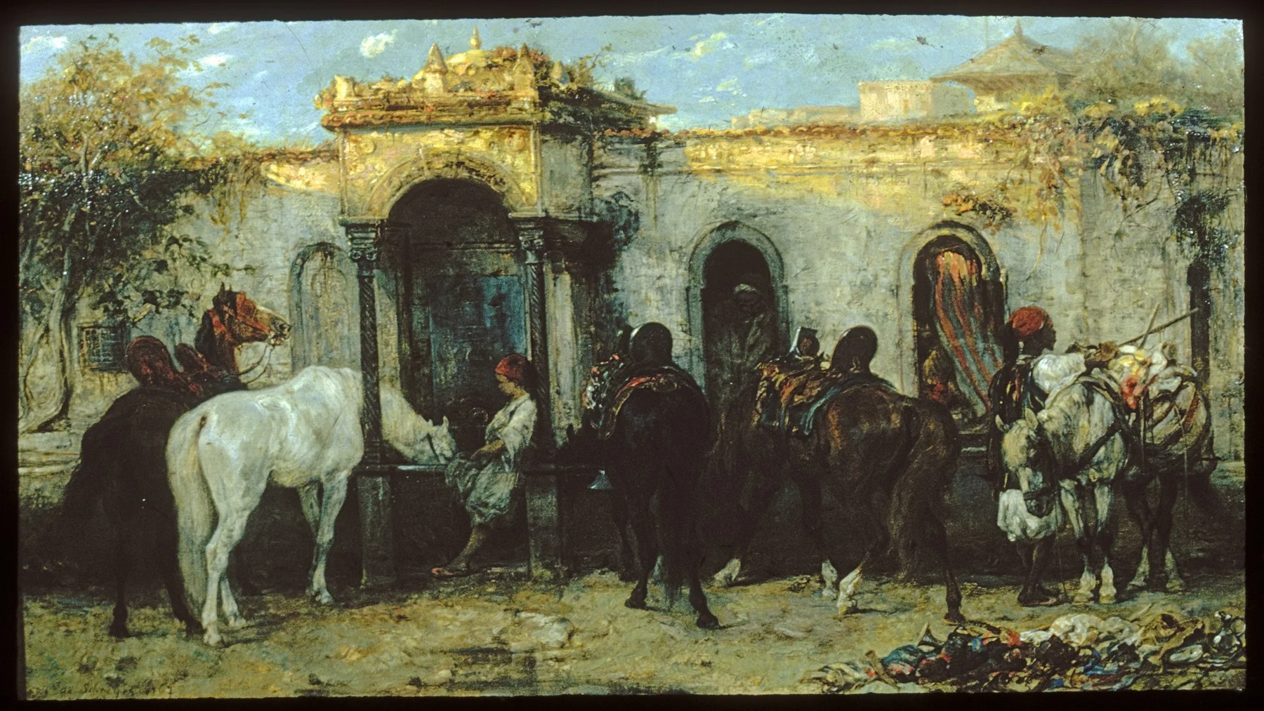 Arabs in Egypt, Sunrise, detail