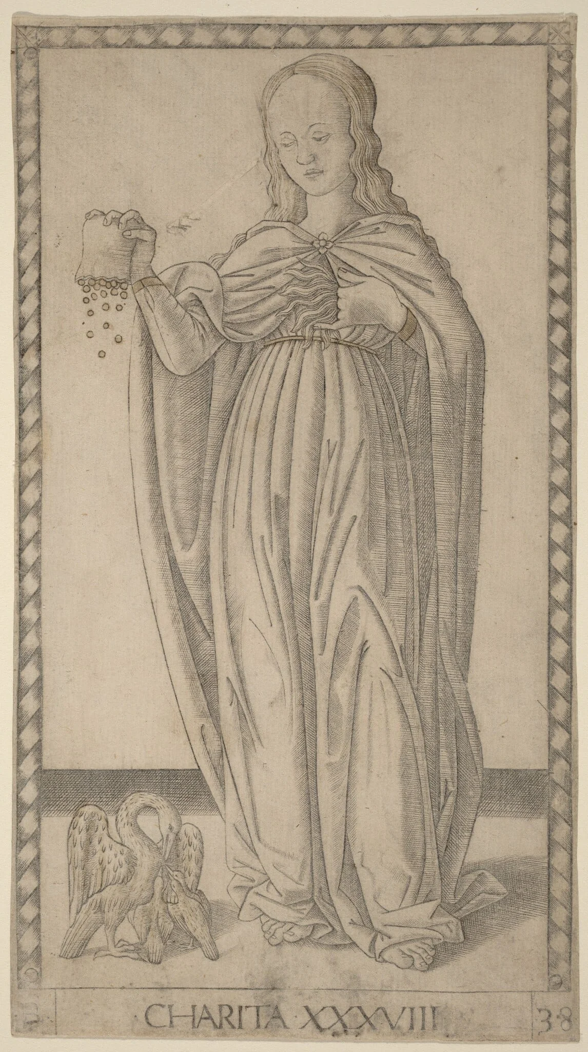 Charita (Charity), detail