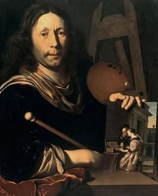 Self-portrait, detail