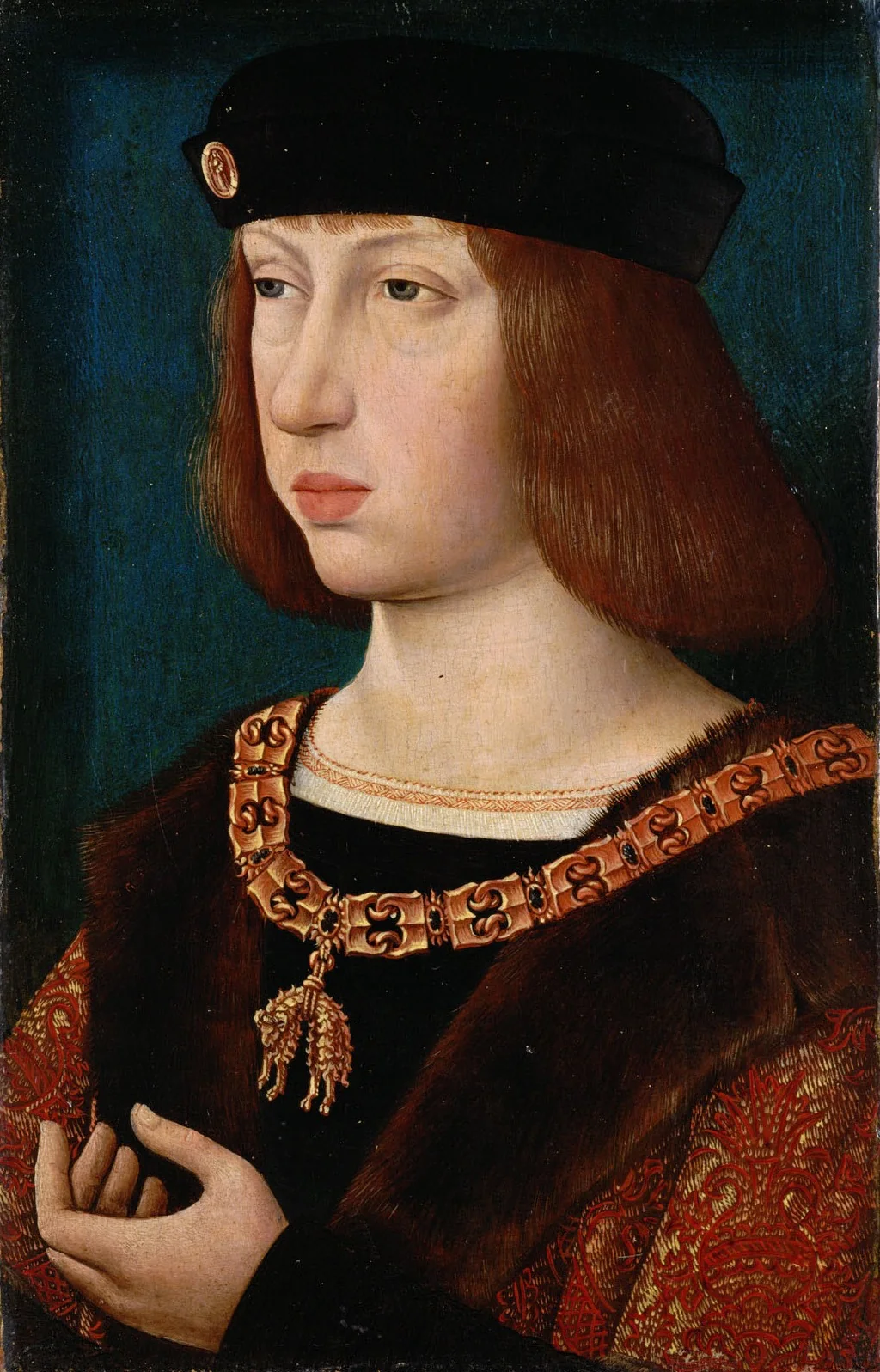 Portrait of Philips 'de Schone' van Habsburg (1478-1506), detail