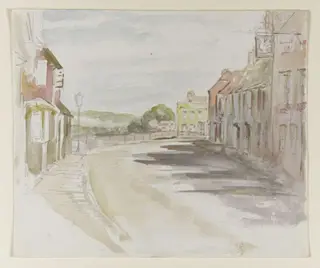 Bury St Edmunds, by Beatrix Potter, watercolor, 1906