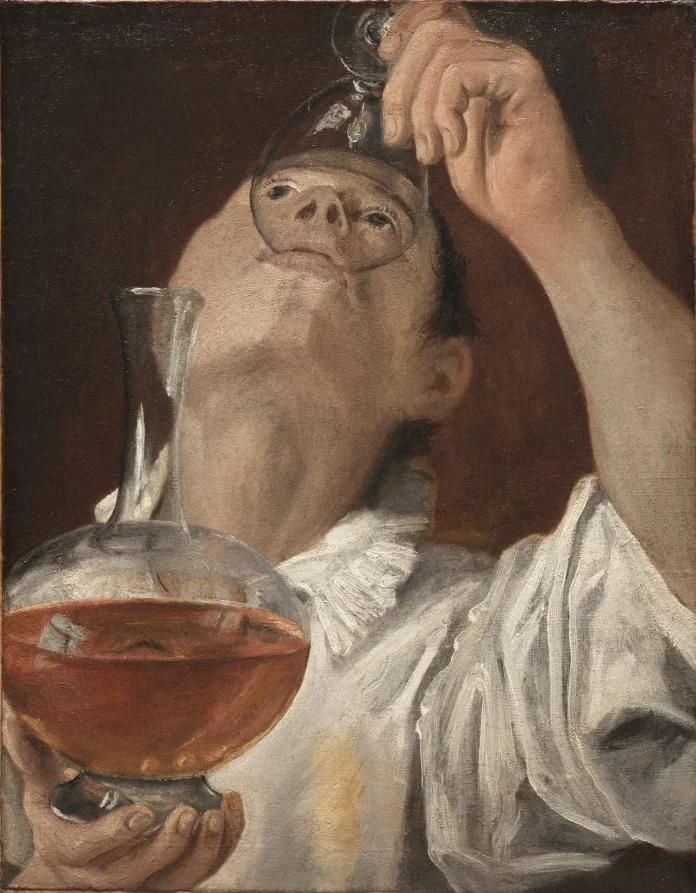 Boy Drinking, detail