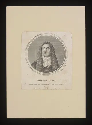 Matthew Lock, by John Caldwall, 1650