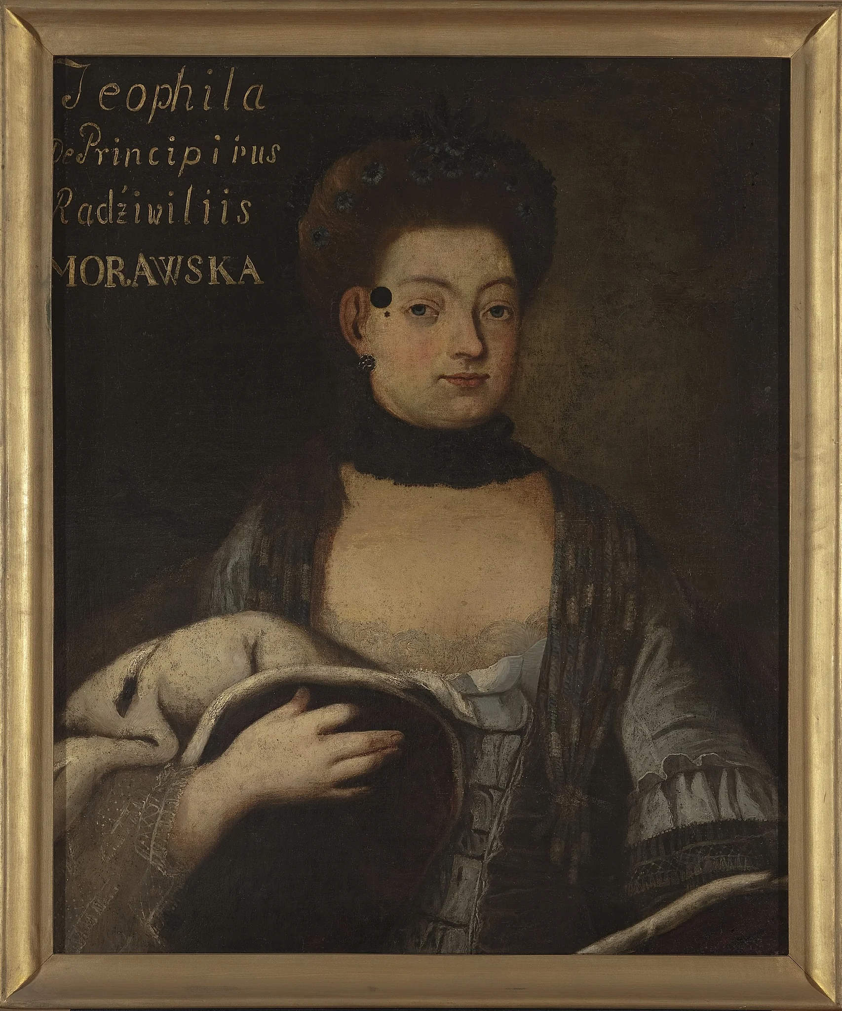Portrait of Teofila Morawska née Radziwiłł (1738–1818), detail