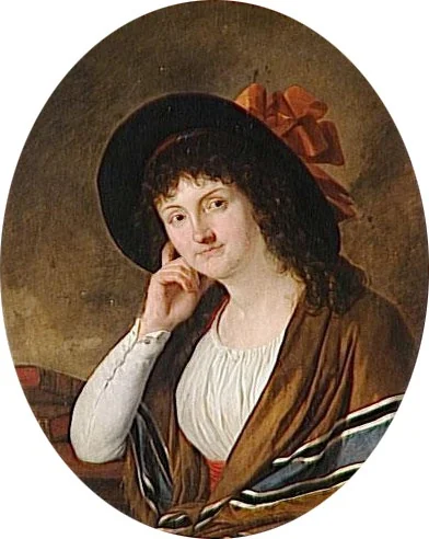 La Comtesse Clément de Ris, detail