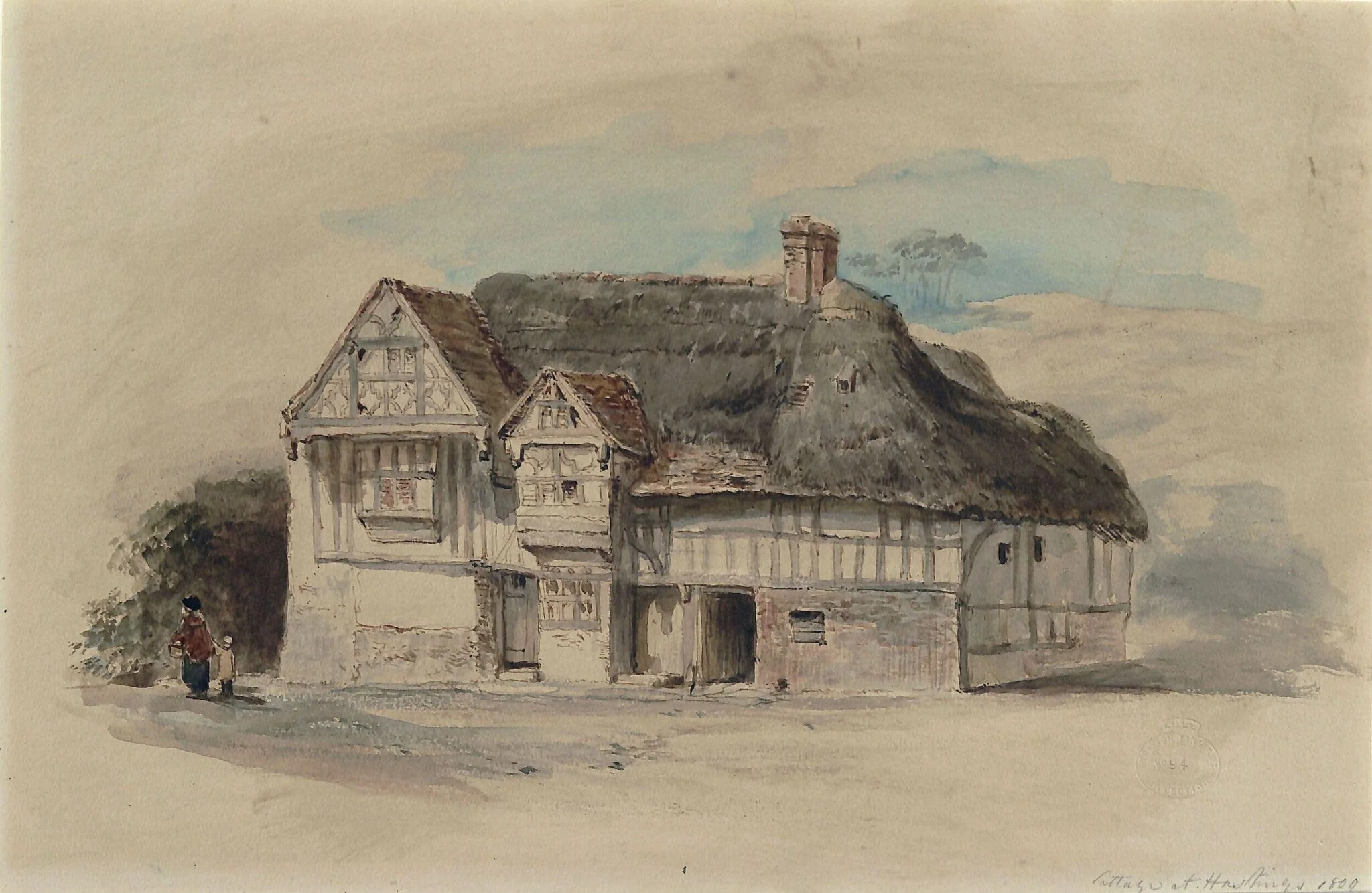 Cottage near Hastings, detail
