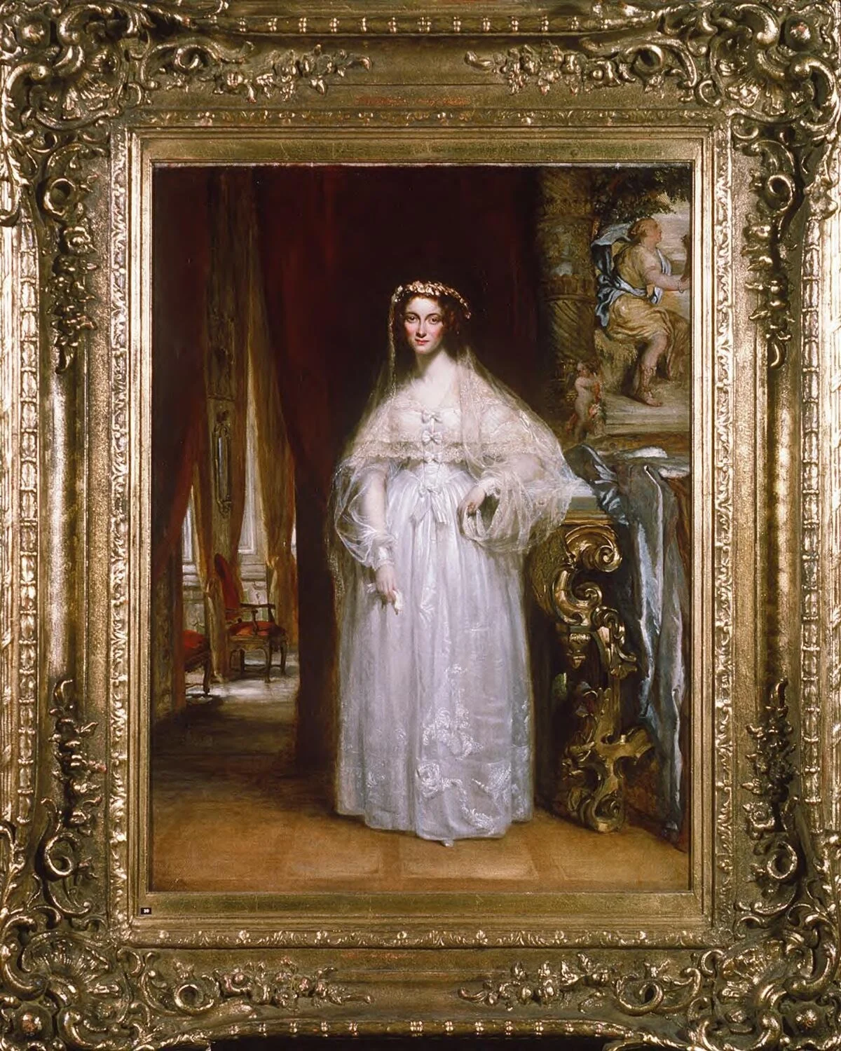 Anna Maria Charlotte Wyndham (Dunraven), detail